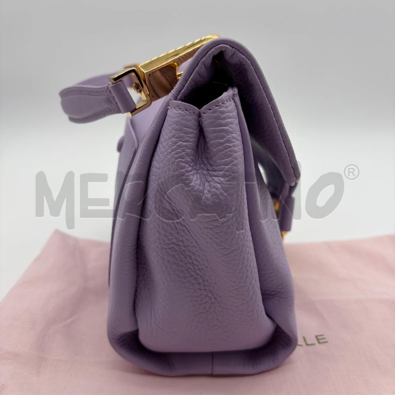 BORSA DONNA COCCINELLE NEOFIRENZE SOFT DALHIA LILLA  | Mercatino dell'Usato Corbetta 4