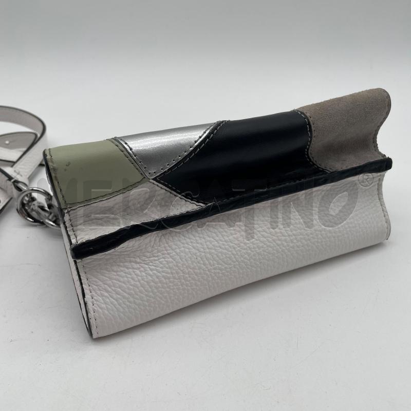 BORSA DONNA COCCINELLE PELLE BIANCO/GRIGIO/ARGENTATO/NERO | Mercatino dell'Usato Corbetta 3