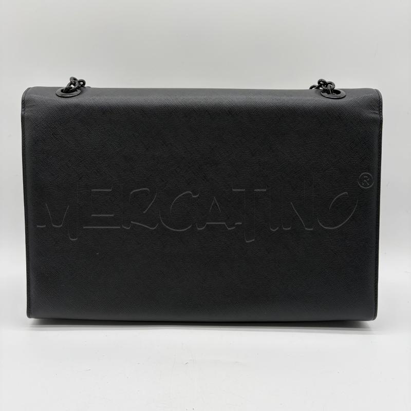 BORSA DONNA CRUCIANI BB BLACK BLOCK NERO PELLE SAFFIANO | Mercatino dell'Usato Corbetta 3