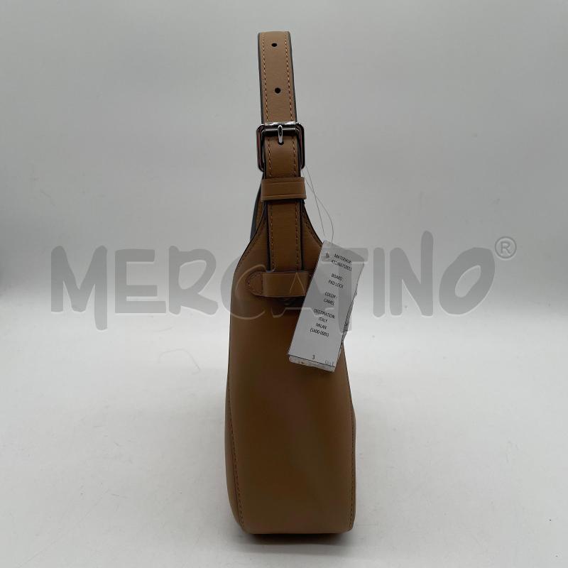 BORSA DONNA LAUREN RALPH LAUREN TANNER SMALL CAMEL LEATHER | Mercatino dell'Usato Corbetta 3