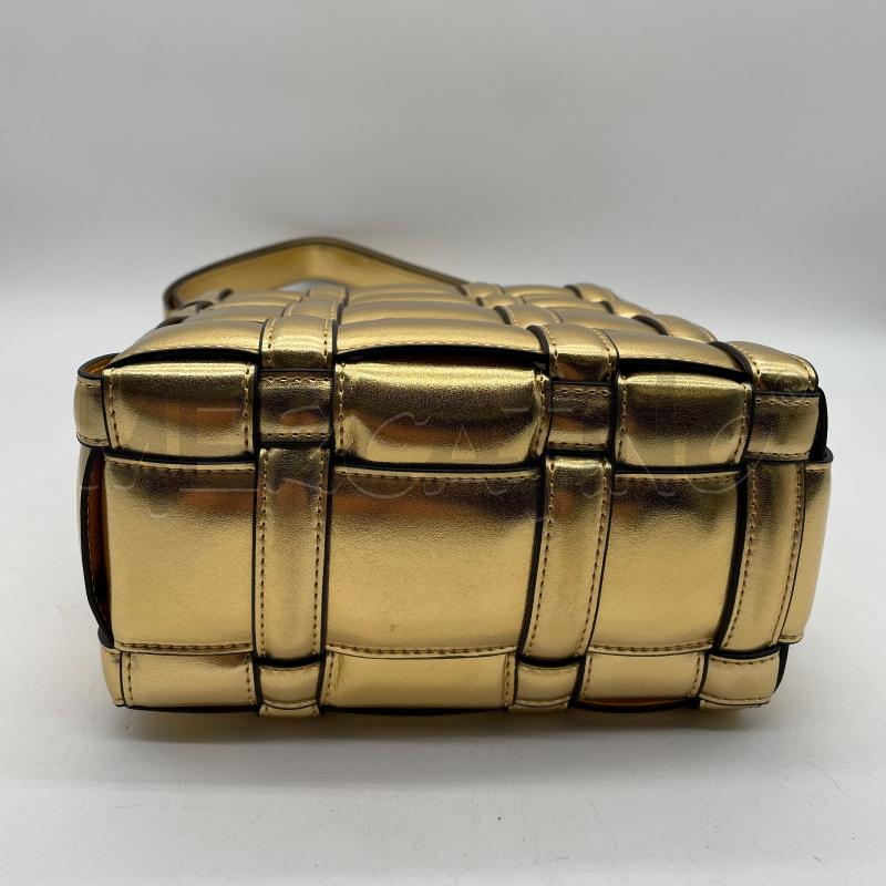 BORSA DONNA LIVIANA CONTI SECCHIELLO DORATA INTRECCIATA SINT | Mercatino dell'Usato Corbetta 4