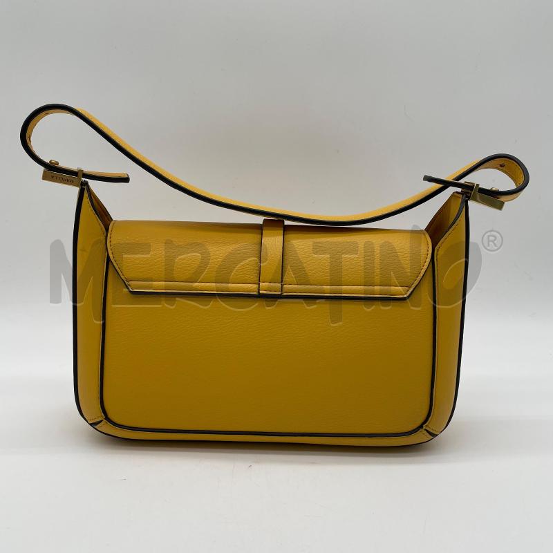 BORSA DONNA MARELLA GIALLO BORDI NERI HARDWARE DORATI | Mercatino dell'Usato Corbetta 2