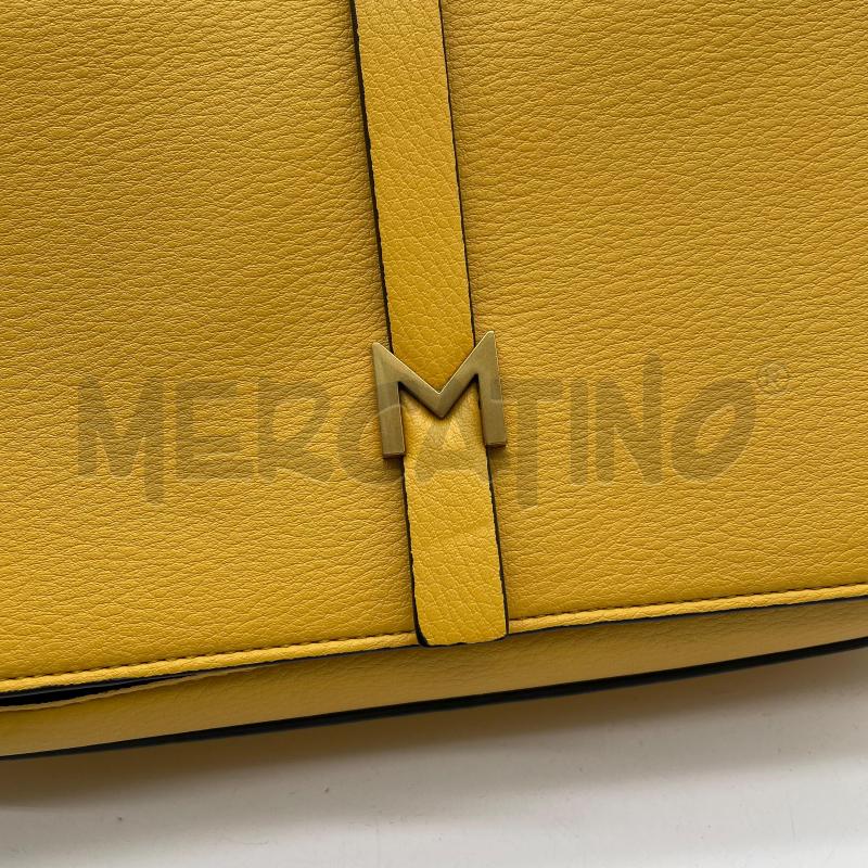 BORSA DONNA MARELLA GIALLO BORDI NERI HARDWARE DORATI | Mercatino dell'Usato Corbetta 4