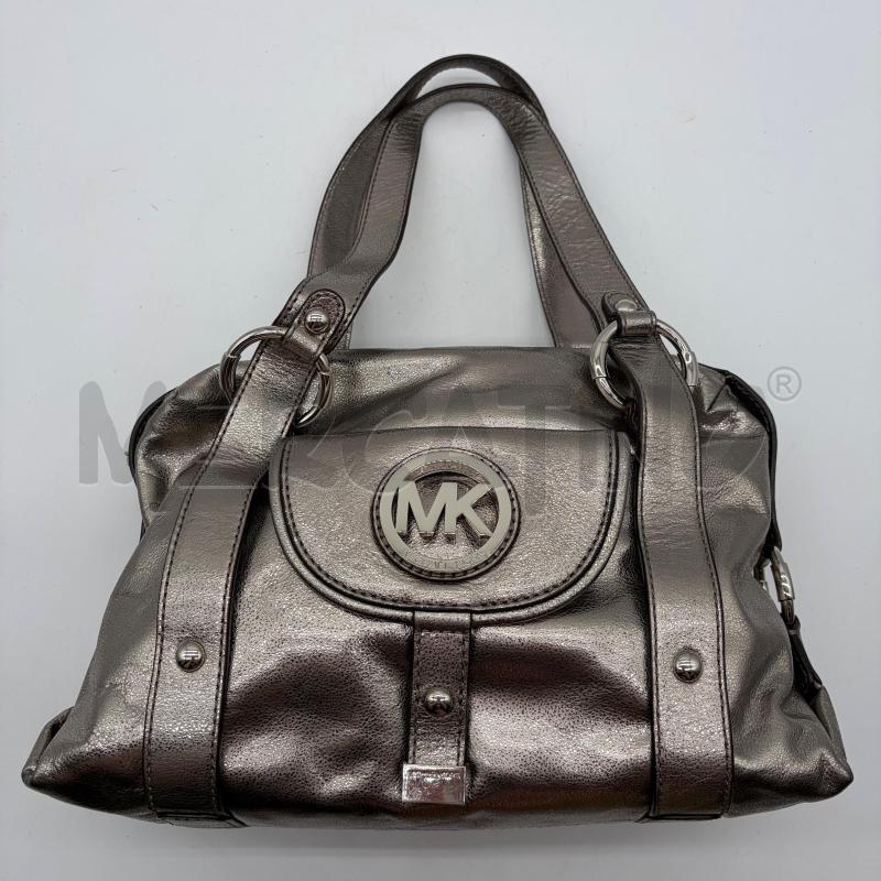 BORSA DONNA MICHAEL KORS BAULETTO BRUNITO PELLE TASCA FRONTALE | Mercatino dell'Usato Corbetta 1