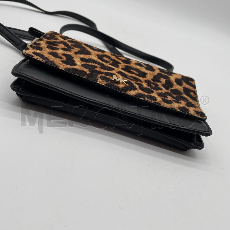 BORSA DONNA MICHAEL KORS NERO PELLE INS CAVALLINO LEOP | Mercatino dell'Usato Corbetta 5