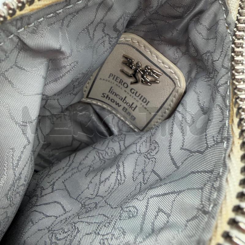 BORSA DONNA PIERO GUIDI FRANGE DORATO/PANNA INS TORTORA | Mercatino dell'Usato Corbetta 5