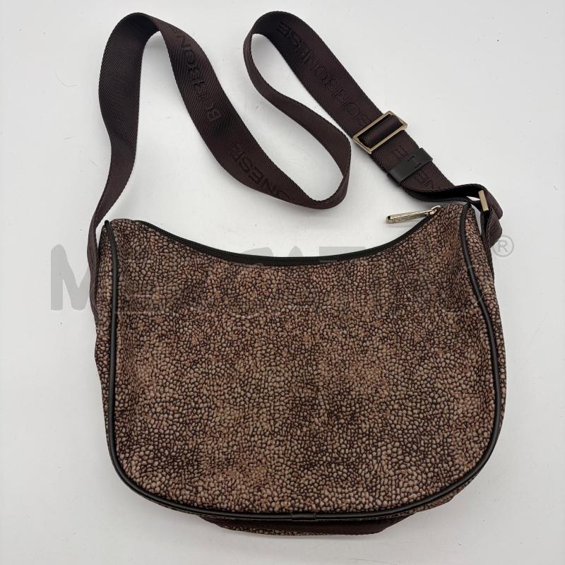 BORSA DONNA TRACOLLA BORBONESE OCCHIO PERNICE MARR TESS MEZZALUNA  | Mercatino dell'Usato Corbetta 3