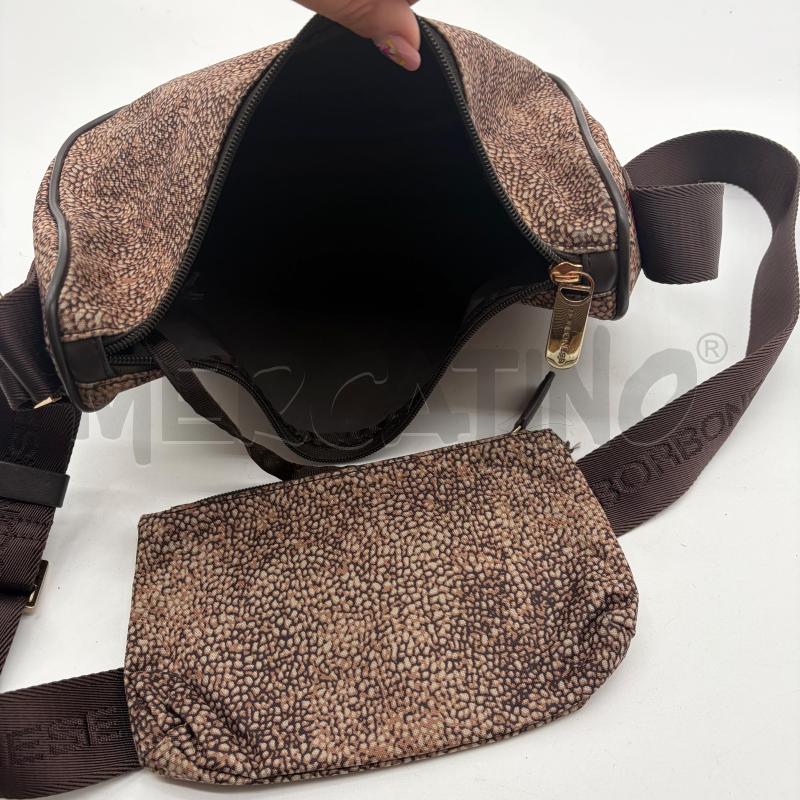 BORSA DONNA TRACOLLA BORBONESE OCCHIO PERNICE MARR TESS MEZZALUNA  | Mercatino dell'Usato Corbetta 5