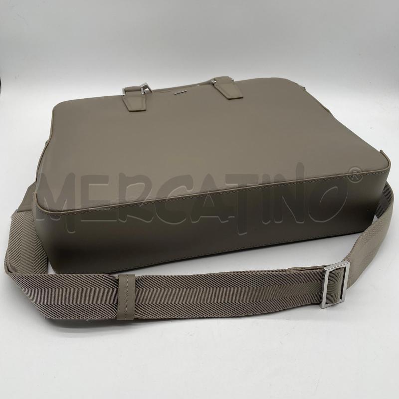 BORSA PELLE BOSS PORTADOCUMENTI PELLE TORTORA  | Mercatino dell'Usato Corbetta 4