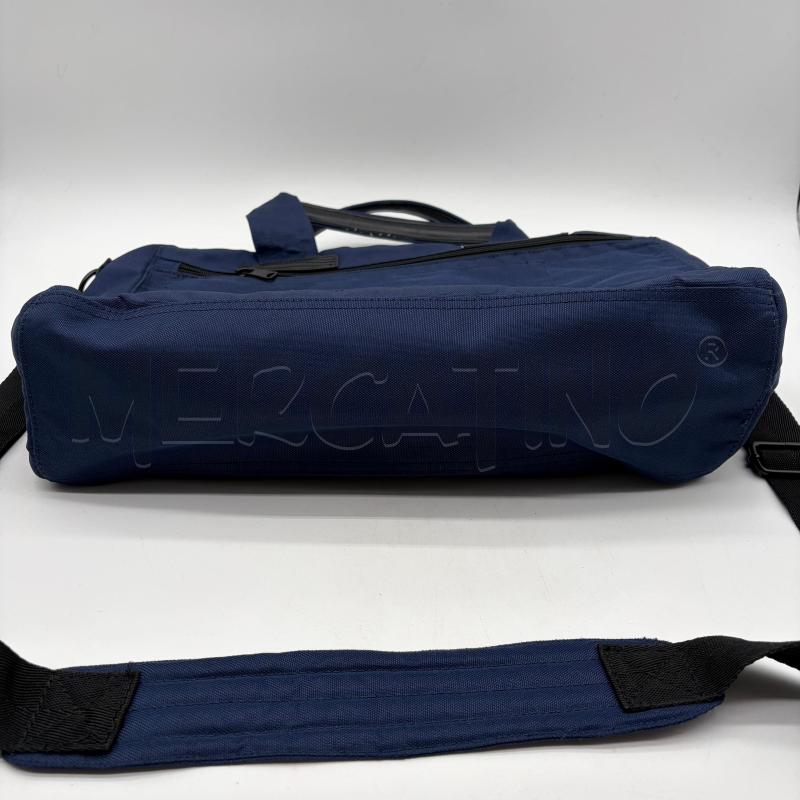 BORSONE NAPAPIJRI BLU MARINO MARSHALL DUFFLE 2 TASCHE FRONTALI TESSUTO | Mercatino dell'Usato Corbetta 3