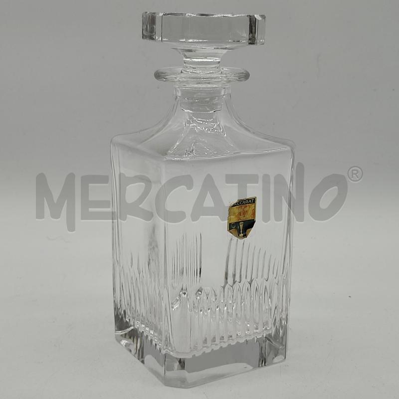 BOTTIGLIA BACCARAT DA LIQUORE SQUADRATA  | Mercatino dell'Usato Corbetta 1
