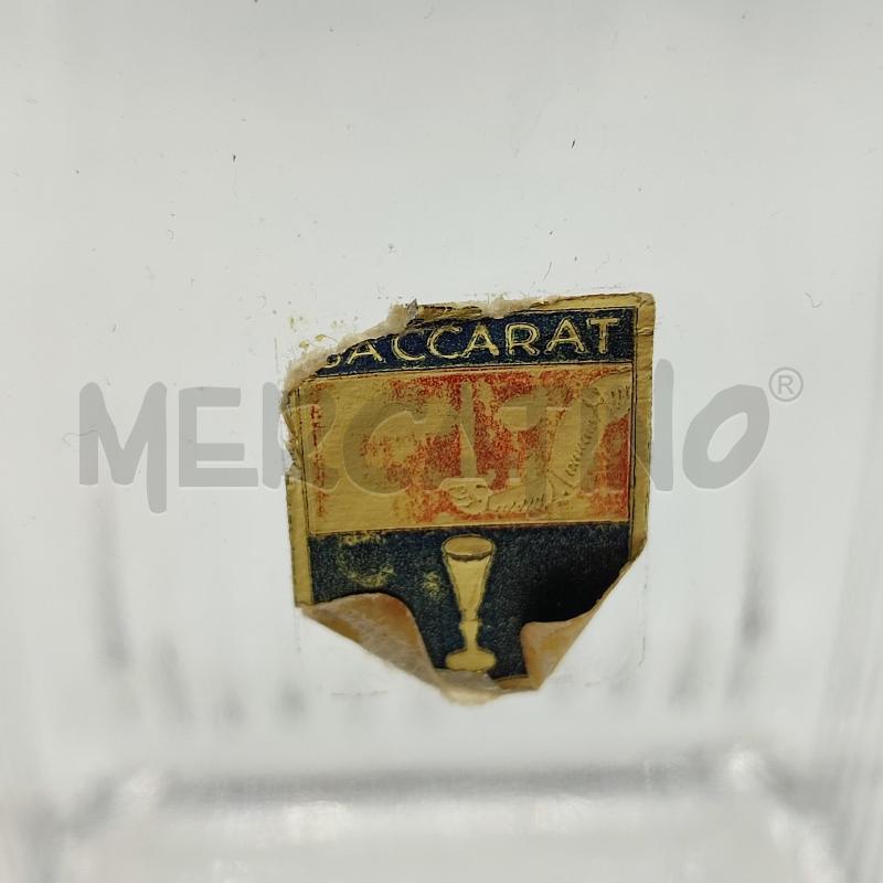 BOTTIGLIA BACCARAT DA LIQUORE SQUADRATA  | Mercatino dell'Usato Corbetta 2