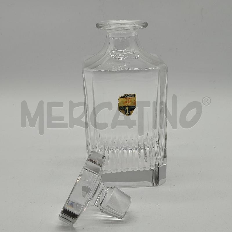 BOTTIGLIA BACCARAT DA LIQUORE SQUADRATA  | Mercatino dell'Usato Corbetta 3