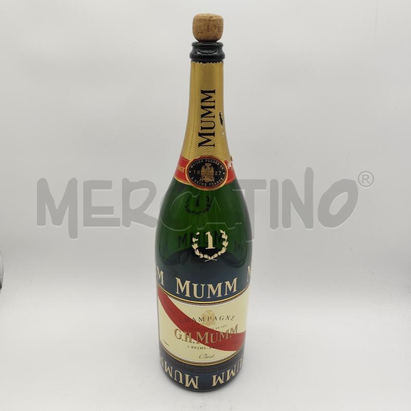 BOTTIGLIA CHAMPAGNE MUMM MAGNUM 3L VUOTA | Mercatino dell'Usato Corbetta 1