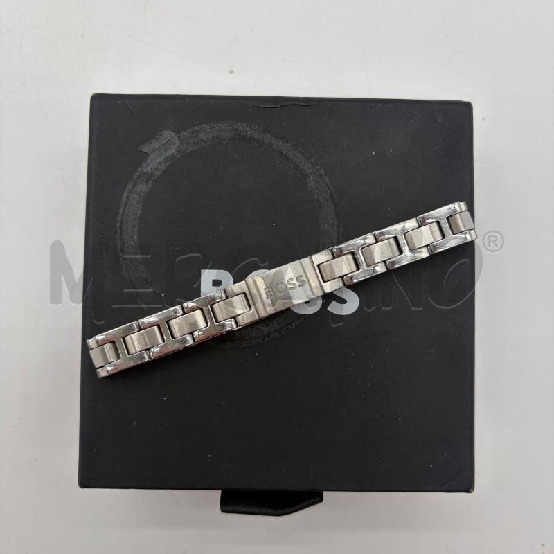 BRACCIALE BOSS ACCIAIO RETT SCRITTA INS | Mercatino dell'Usato Corbetta 1