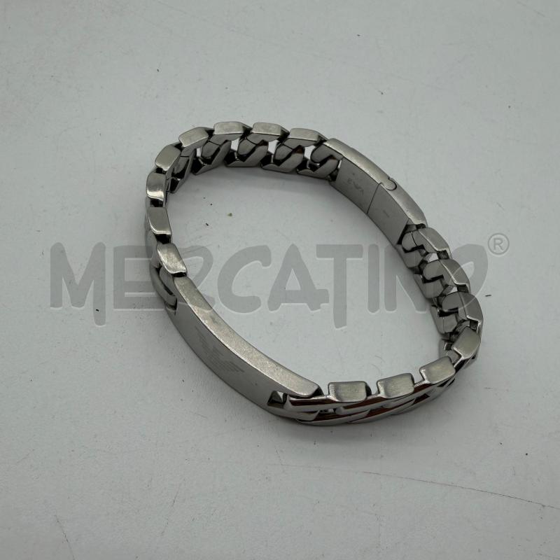 BRACCIALE EMPORIO ARMANI ACC CATENA OBL LOGO | Mercatino dell'Usato Corbetta 2