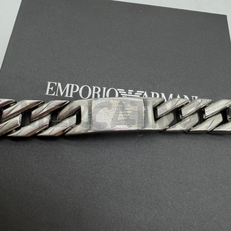 BRACCIALE EMPORIO ARMANI ACC CATENA OBL LOGO | Mercatino dell'Usato Corbetta 4