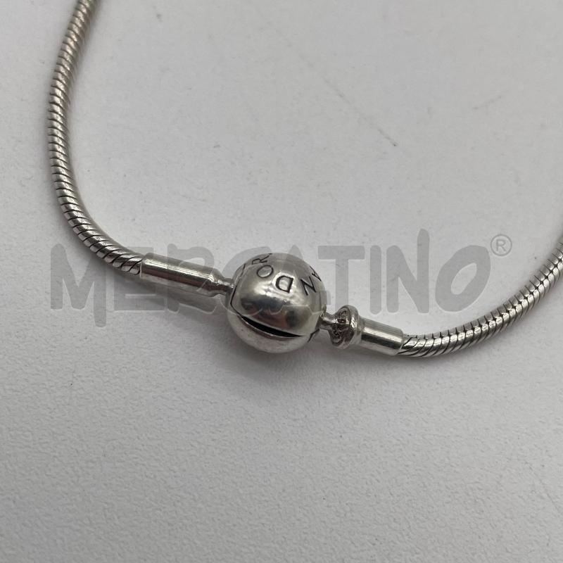 BRACCIALE PANDORA MOMENTS MAGLIA SNAKE SOTTILE 19 CM | Mercatino dell'Usato Corbetta 2