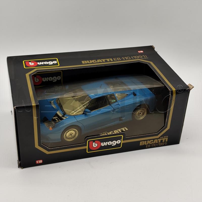 BUGATTIO EB 110 1991 BURAGO 3035 1/18 MODELLINO  | Mercatino dell'Usato Corbetta 1