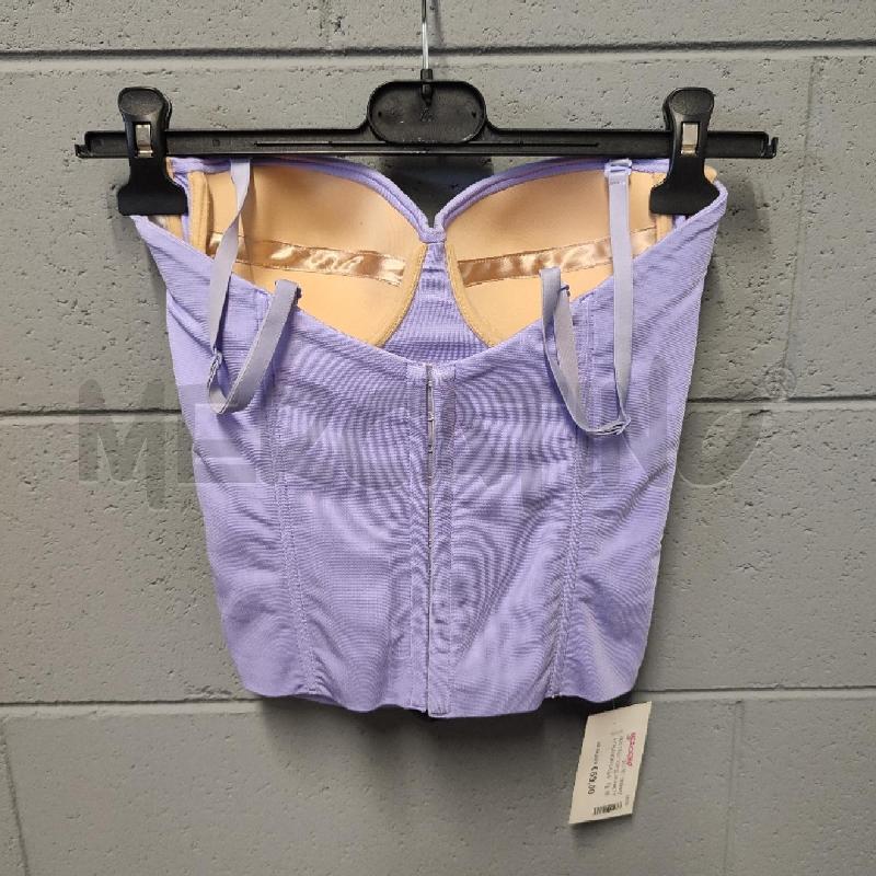 BUSTINO TOP ELISABETTA FRANCHI LILLA STECCHE | Mercatino dell'Usato Corbetta 3