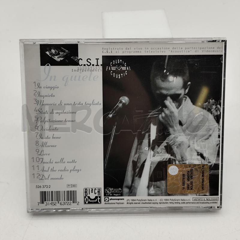 C.S.I. CONSORZIO SUONATORI INDIPENDENTI - IN QUIETE CD MUSICALE | Mercatino dell'Usato Corbetta 2