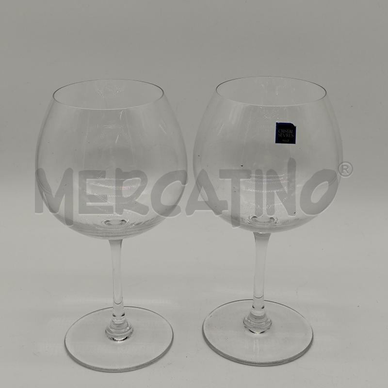 CALICI CRISTAL SEVRES FRANCE 2PZ | Mercatino dell'Usato Corbetta 1
