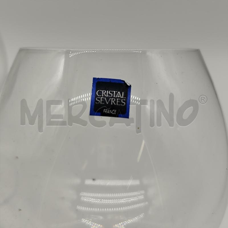 CALICI CRISTAL SEVRES FRANCE 2PZ | Mercatino dell'Usato Corbetta 2