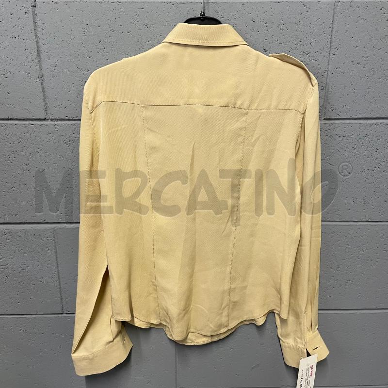 CAMICIA DONNA MARELLA CREMA SETA BOTT  | Mercatino dell'Usato Corbetta 4