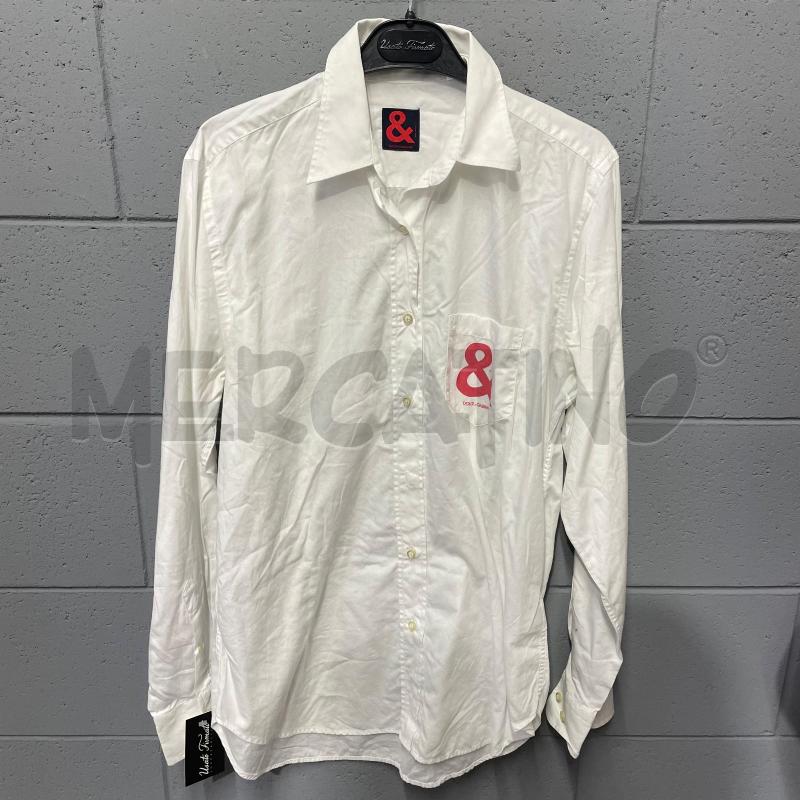 CAMICIA DONNA & DOLCE&GABBANA BIANCO LOGO TASCHINA | Mercatino dell'Usato Corbetta 1