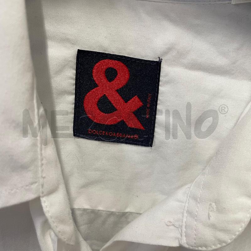 CAMICIA DONNA & DOLCE&GABBANA BIANCO LOGO TASCHINA | Mercatino dell'Usato Corbetta 2