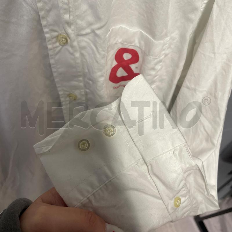 CAMICIA DONNA & DOLCE&GABBANA BIANCO LOGO TASCHINA | Mercatino dell'Usato Corbetta 3