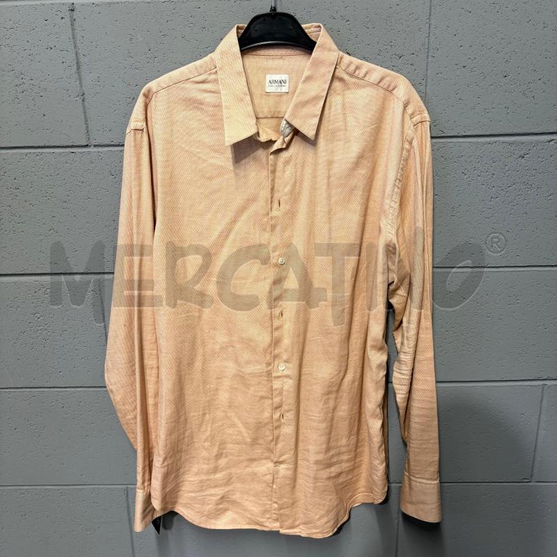 CAMICIA UOMO ARMANI COLLEZIONI M/L ROSA PIQUE | Mercatino dell'Usato Corbetta 1