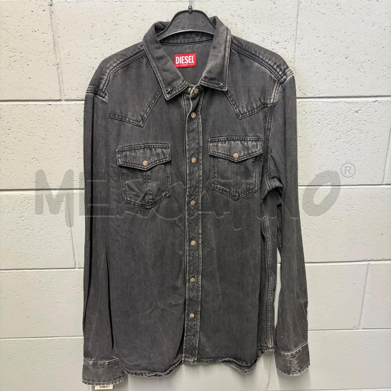 CAMICIA UOMO DIESEL JEANS NERO DELAVE STELLINE COLLETTO | Mercatino dell'Usato Corbetta 1