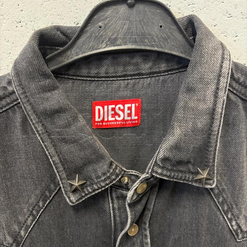 CAMICIA UOMO DIESEL JEANS NERO DELAVE STELLINE COLLETTO | Mercatino dell'Usato Corbetta 2
