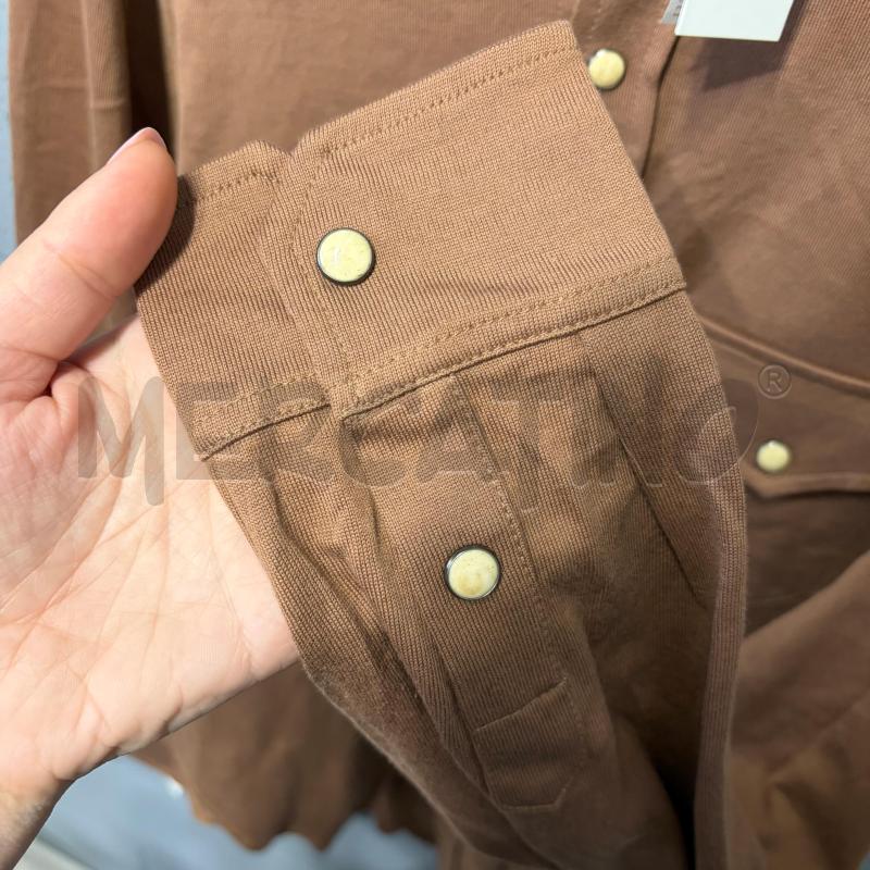 CAMICIA UOMO ELEVENTY TASCHINE MARRONE | Mercatino dell'Usato Corbetta 2