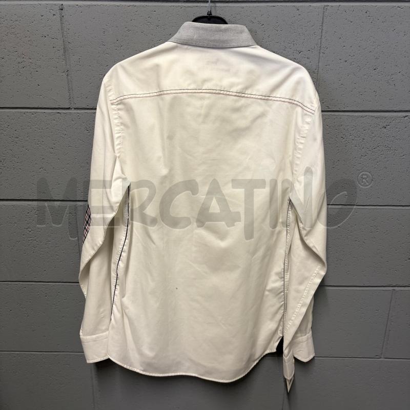 CAMICIA UOMO HARMONT & BLAINE BIANCO COLLO GRIGIO GOMITI QUADRI BLU/ROSSO | Mercatino dell'Usato Corbetta 4