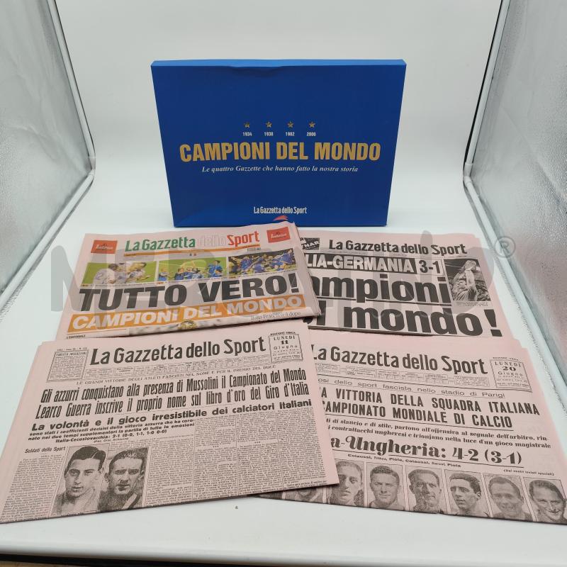 CAMPIONI DEL MONDO LE QUATTRO GAZZETTE GAZZETTA DELLO SPORT | Mercatino dell'Usato Corbetta 1