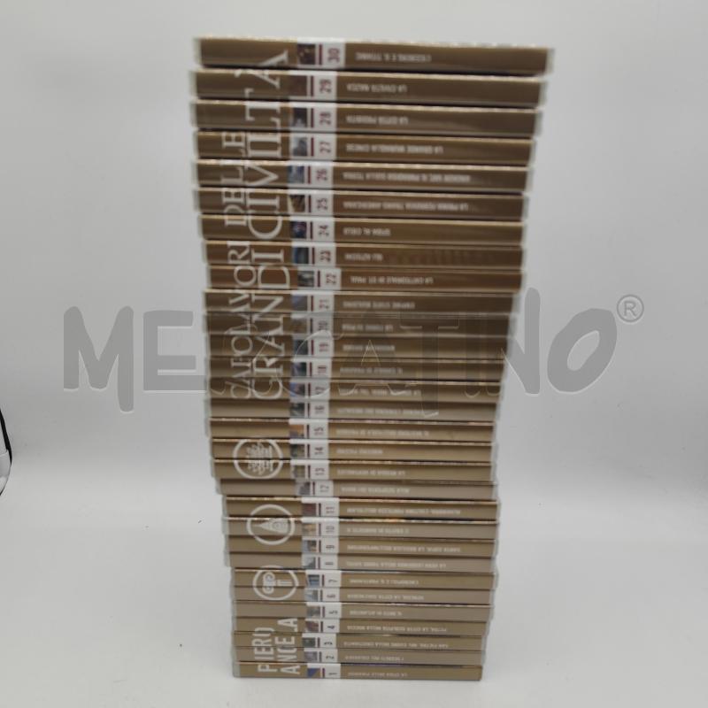 CAPOLAVORI DELLE GRANDI CIVILTÀ PIERO ANGELA 30 DVD  | Mercatino dell'Usato Corbetta 1