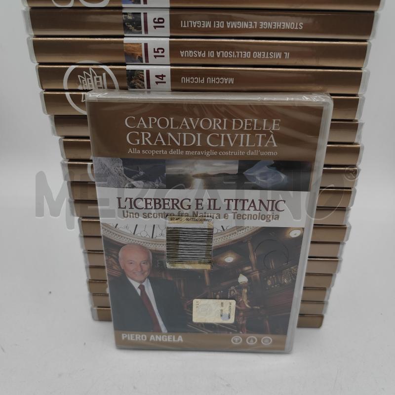 CAPOLAVORI DELLE GRANDI CIVILTÀ PIERO ANGELA 30 DVD  | Mercatino dell'Usato Corbetta 4