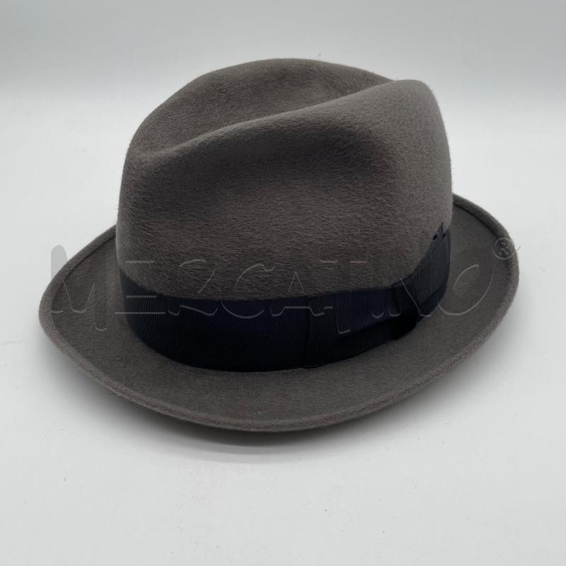 CAPPELLO UOMO BORSALINO GRIGIO NASTRO SCURO | Mercatino dell'Usato Corbetta 1
