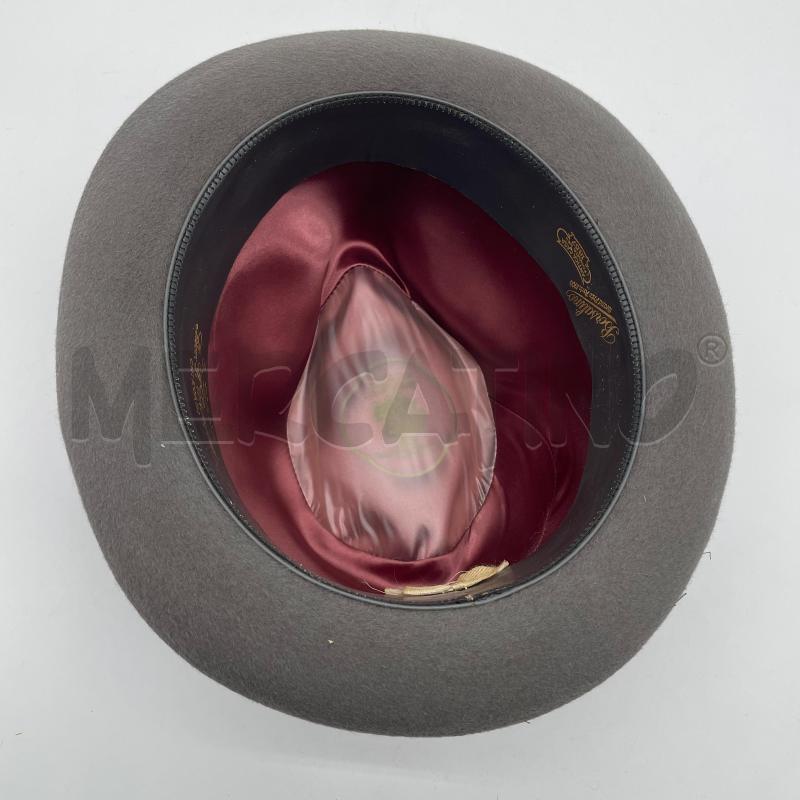CAPPELLO UOMO BORSALINO GRIGIO NASTRO SCURO | Mercatino dell'Usato Corbetta 5