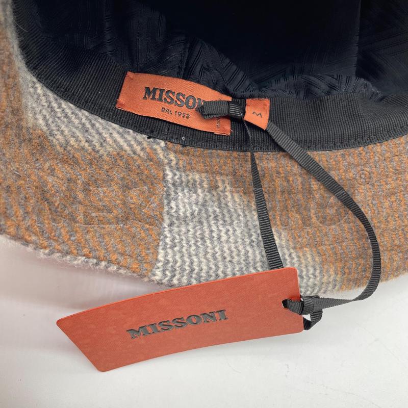 CAPPELLO UOMO MISSONI PESCATORE GRIGIO/MARRONE LANA | Mercatino dell'Usato Corbetta 2