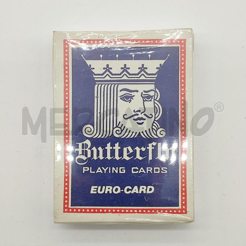 CARTE DA GIOCO BUTTERFLY EURO CARDS | Mercatino dell'Usato Corbetta 1