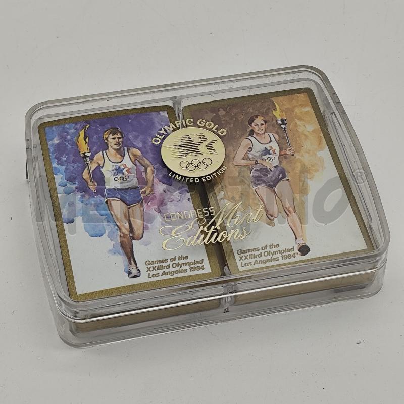CARTE DA GIOCO CONGRESS OLYMPIC GOLD LOS ANGELES 1984 | Mercatino dell'Usato Corbetta 1