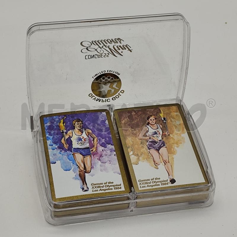 CARTE DA GIOCO CONGRESS OLYMPIC GOLD LOS ANGELES 1984 | Mercatino dell'Usato Corbetta 2