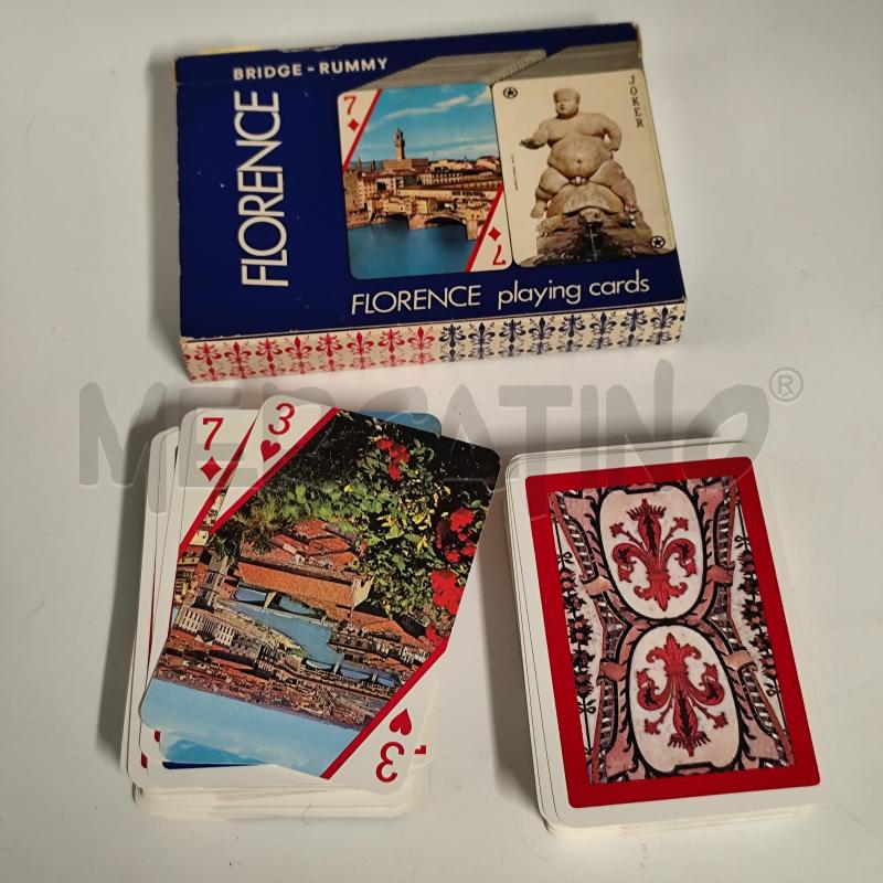 CARTE DA GIOCO FLORENCE PLAYING CARDS | Mercatino dell'Usato Corbetta 1