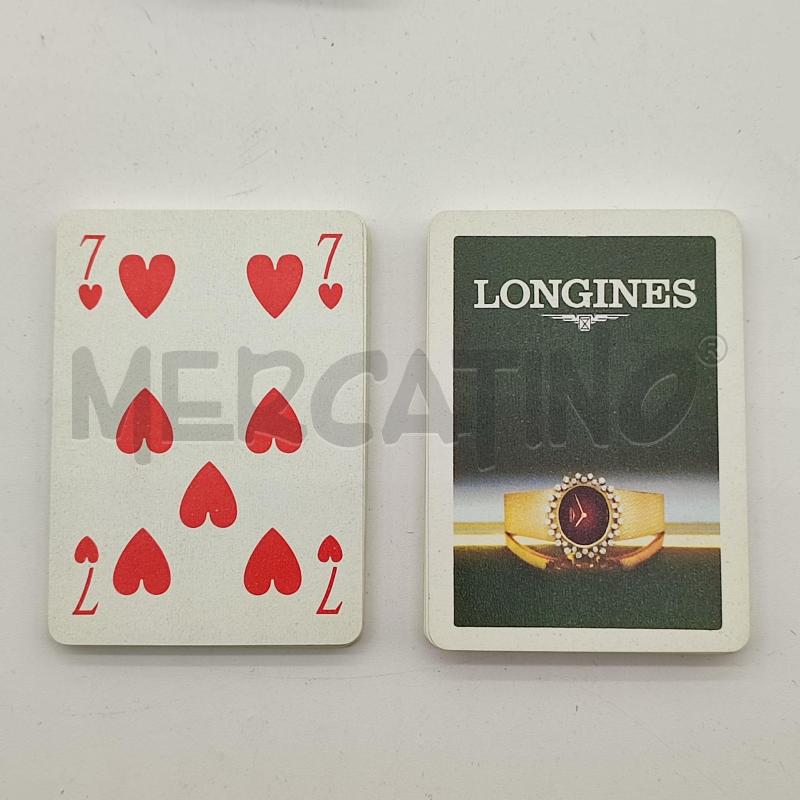 CARTE DA GIOCO LONGINES PLASTIC CARDS | Mercatino dell'Usato Corbetta 4