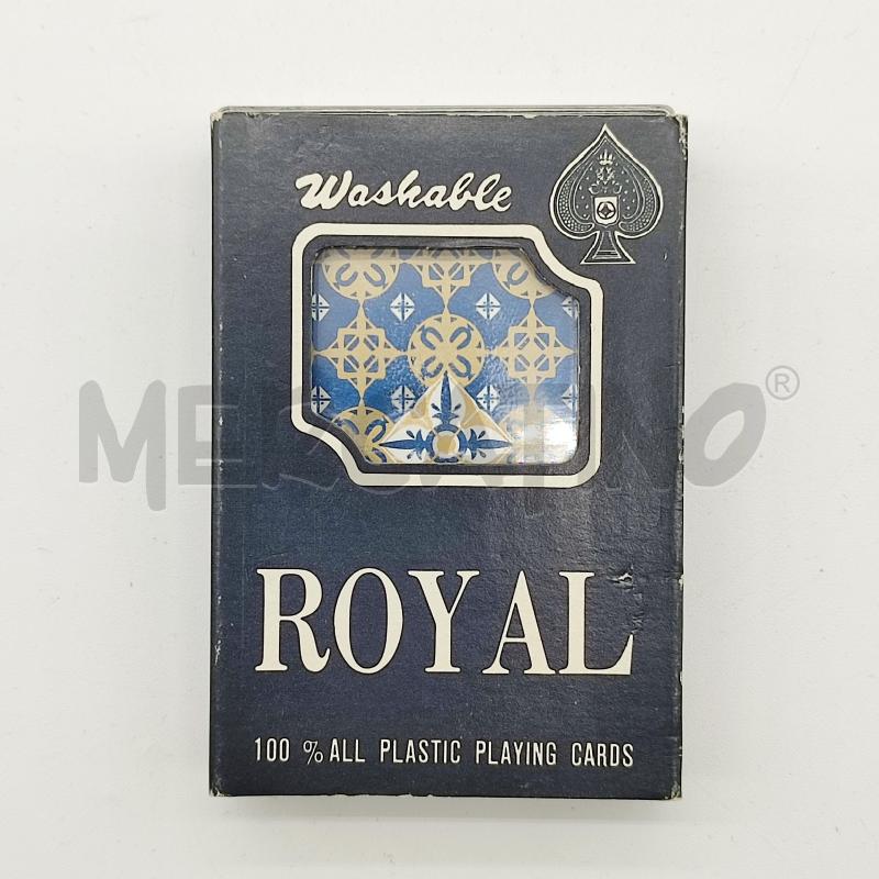CARTE DA GIOCO ROYAL WASHABLE 100% | Mercatino dell'Usato Corbetta 1