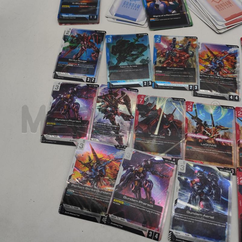 CARTE GUNDAM TGC LOTTO MISTO 65PZ | Mercatino dell'Usato Corbetta 4