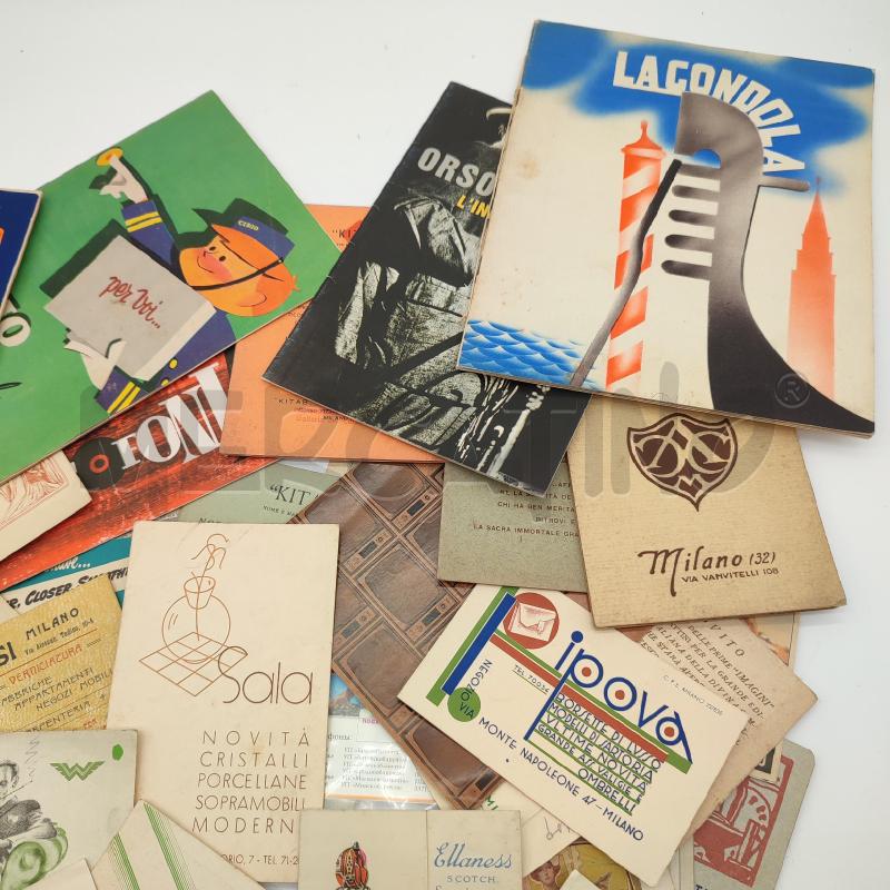 CARTOLINE LIBRETTI DEPLIANT PUBBLICITARI D'EPOCA LOTTO | Mercatino dell'Usato Corbetta 2